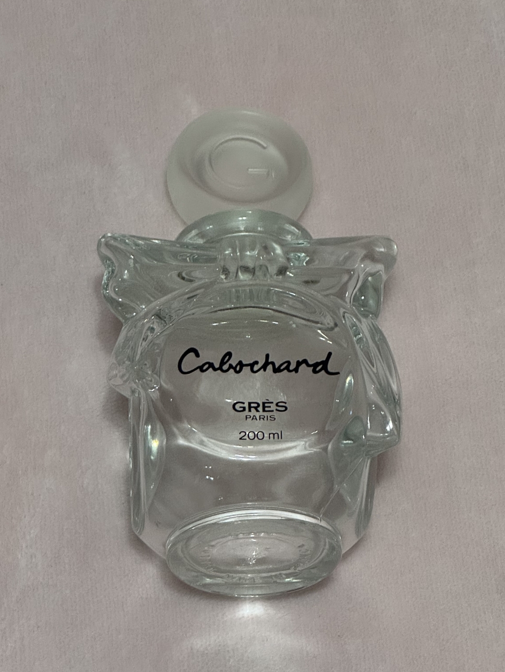Vintage Cabochard Gres Perfume Bottle